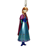 Disney kerstornament Anna metallic plastic 7.5 cm