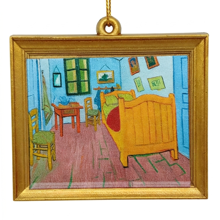Disney kerstornament De slaapkamer van Gogh resin 6 cm