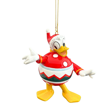 Disney kerstornament Donald kerstbal resin 9 cm
