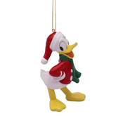 Disney kerstornament Donald sjaal resin 9 cm