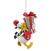 Disney kerstornament Donald vintage sjaal PVC 10 cm