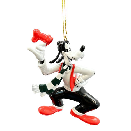 Disney kerstornament Goofy vintage sjaal PVC 9 cm