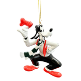 Disney kerstornament Goofy vintage sjaal PVC 9 cm