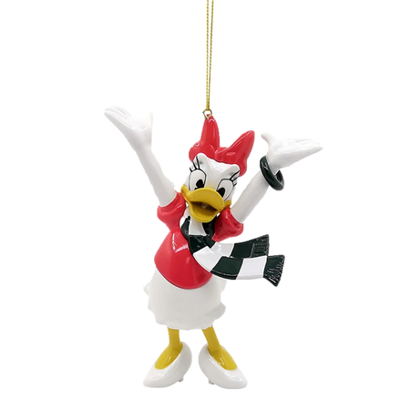 Disney kerstornament Katrien vintage sjaal PVC 10 cm