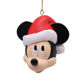 Disney kerstornament Mickey gezicht resin 7 cm