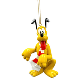 Disney kerstornament Pluto vintage sjaal PVC 10 cm