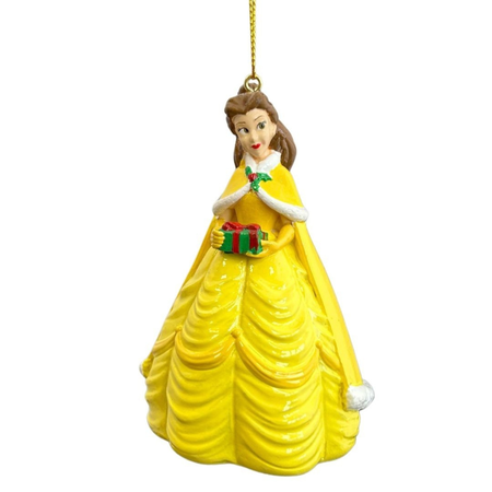 Disney kerstornament Prinses Belle resin 10 cm