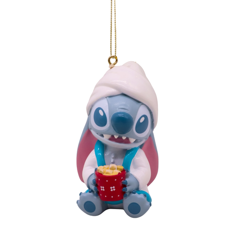 Disney kerstornament Stitch mok resin 5 cm
