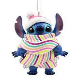Disney kerstornament Stitch sjaal PVC 9 cm