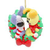 Disney kerstornament Woezel & Pip resin 11.5 cm