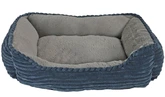 DIVAN CORDUROY  50X40CM BLAUW/GRIJS