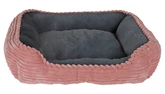 DIVAN CORDUROY  50X40CM ROZE/GRIJS