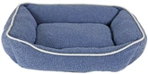 DIVAN TEDDY MET BIES 50X40CM BLAUW