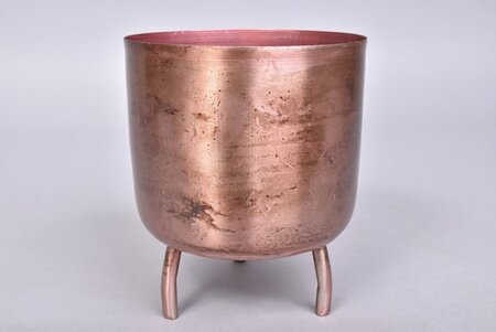 Dobra Metaal Pot Old Pink - 14 x 16 cm