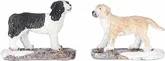 Dogs 2 pieces - l3,5xw1,5xh3cm
