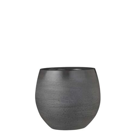 Douro pot rond d.grijs - h20xd23cm