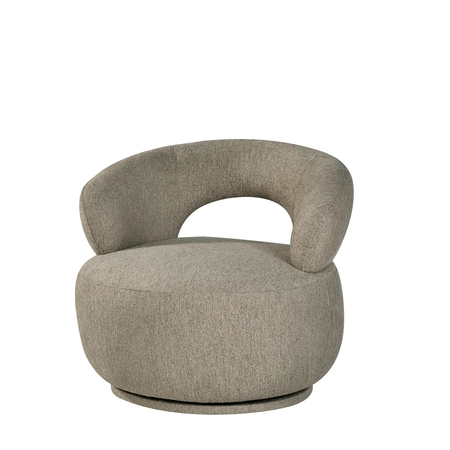 Draaifauteuil Faro Taupe - afbeelding 1