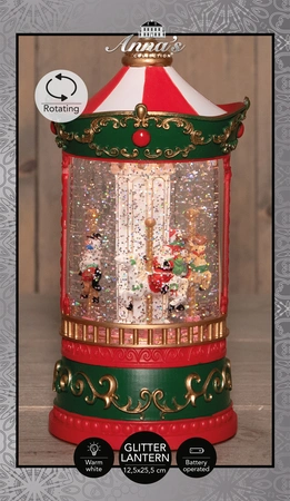 Draaimolen glitterwater 25.5x12.5cm - afbeelding 3