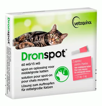 Dronspot middelgrote kat 2pip