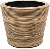 Van der Leeden Drypot Stripe D38H36CM Grey