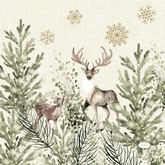 Duni Servetten Elegant Deer 33 x 33 cm
