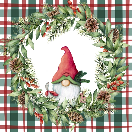 Duni Servetten Xmas Check 24 x 24 cm