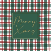 Duni Servetten Xmas Check 33 x 33 cm