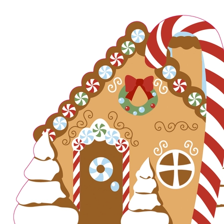 Duni Silhouettes Servetten - Cookie House 33 x 33 cm