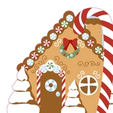 Duni Silhouettes Servetten - Cookie House 33 x 33 cm