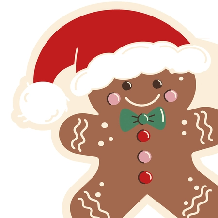 Duni Silhouettes Servetten - Gingerbread Man 33 x 33 cm