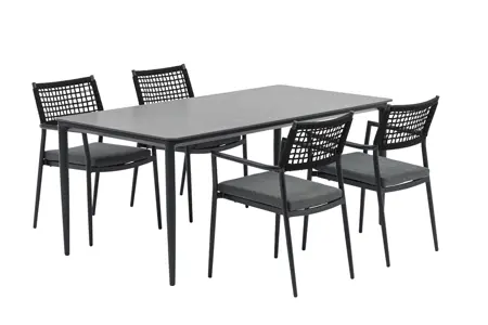 Ease Up dining set Malmö voor 4 personen - afbeelding 1