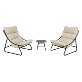 Ease Up® Lazize 3-delige loungeset antraciet - afbeelding 1