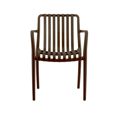 Ease Up® Levi tuinstoel kunststof espresso - afbeelding 2