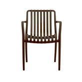 Ease Up® Levi tuinstoel kunststof espresso - afbeelding 2