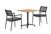Ease Up® Liv bistroset zwart voor 2 personen