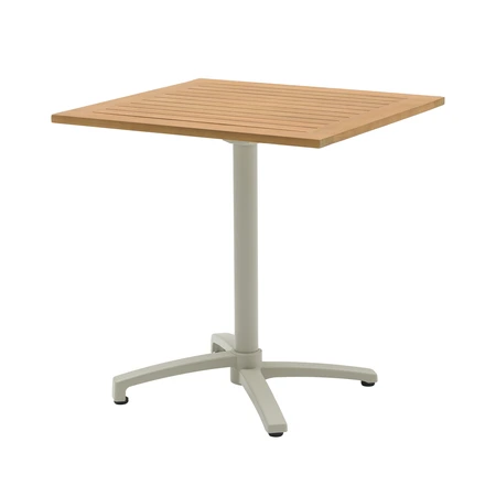 Ease Up® Malmö bistrotafel 70 x 70 cm zand inklapbaar teak