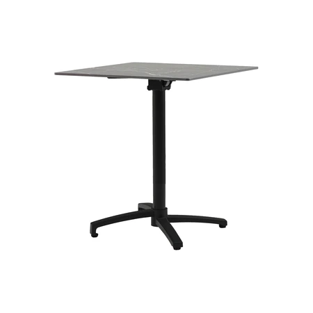 Ease Up® Malmö bistrotafel 70 x 70 cm zwart inklapbaar - afbeelding 1