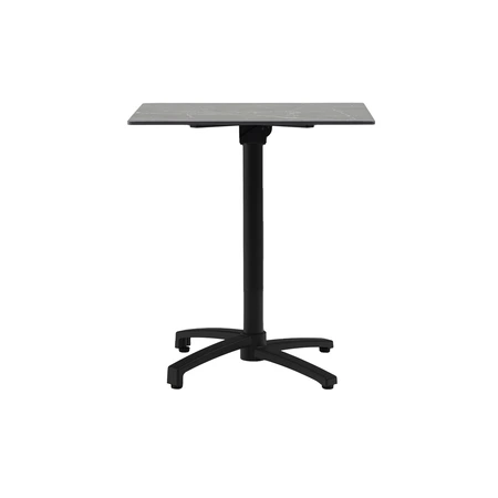 Ease Up® Malmö bistrotafel 70 x 70 cm zwart inklapbaar - afbeelding 2