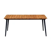 Ease Up® Napoli dining tafel L 180 x B 90 x H 76 cm zwart - afbeelding 2