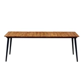 Ease Up® Napoli dining tafel L 220 x B 90 x H 76 cm zwart - afbeelding 2