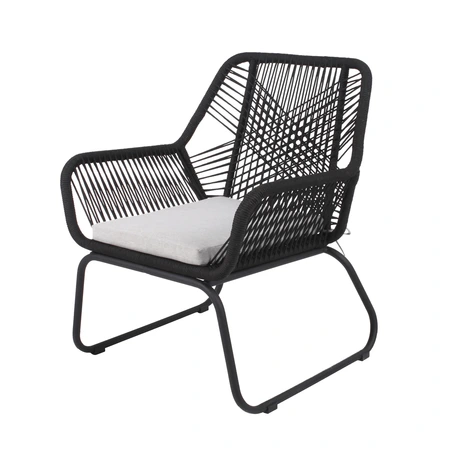 Ease Up® Napoli loungestoel zwart - afbeelding 1