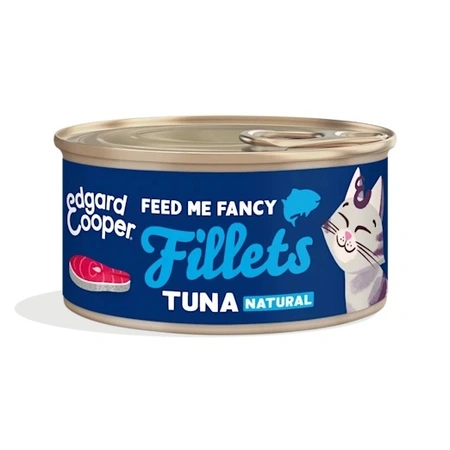 Edgard & Cooper blikje fillet natvoer tonijn Voor Alle Katten - 70 g