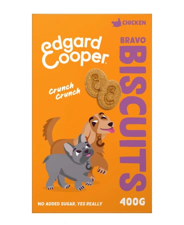 Edgard&Cooper biscuit adult chicken 400gr - afbeelding 1