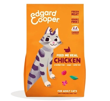 Edgard & Cooper  droogvoer  kip  Voor Volwassen Katten - 2 kg