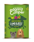 Edgard & Cooper, graanvrij blik met lam & rund voor volwassen honden - 400g