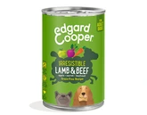 Edgard & Cooper, graanvrij blik met lam & rund voor volwassen honden - 400g