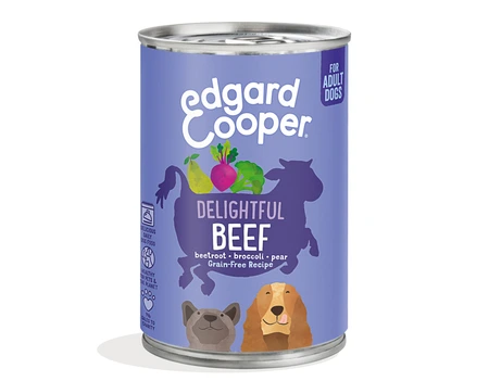 Edgard & Cooper, graanvrij blik met rund voor volwassen honden - 400g