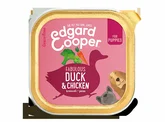 Edgard & Cooper, graanvrije kuipjes met eend & kip voor puppy's - 150g