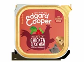 Edgard & Cooper, graanvrije kuipjes met kip en zalm voor senior honden - 150g