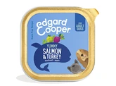 Edgard & Cooper, graanvrije kuipjes met zalm & kalkoen voor volwassen honden - 150g